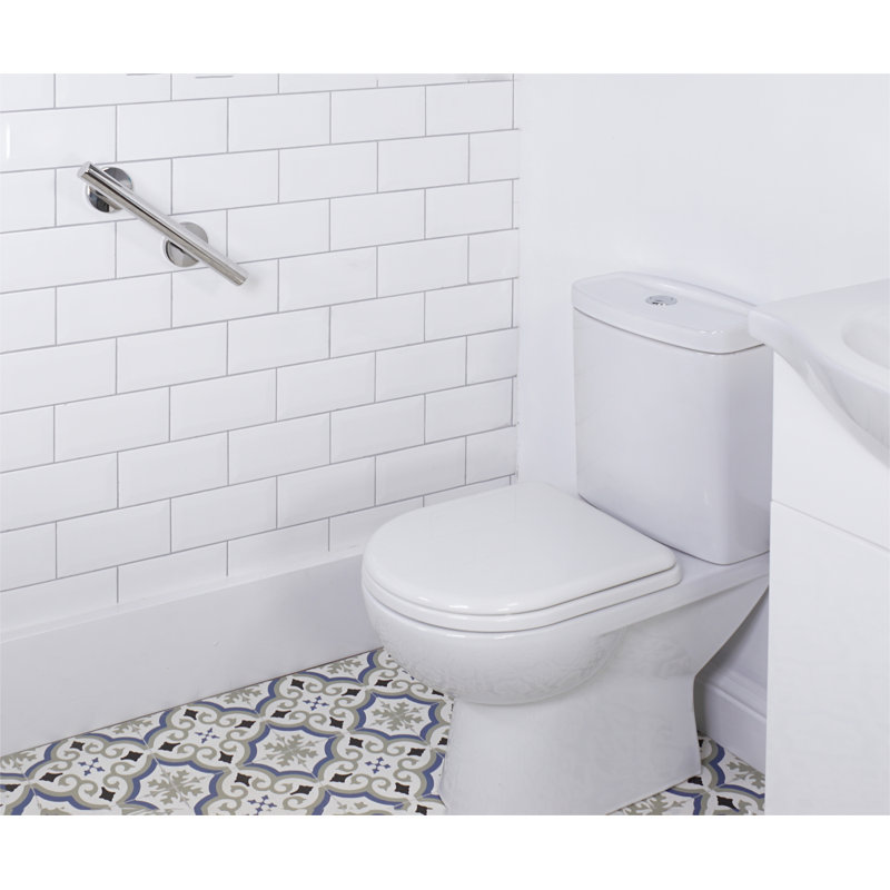 Delastre Grab Bar, 35.5cm W, Polished Finish