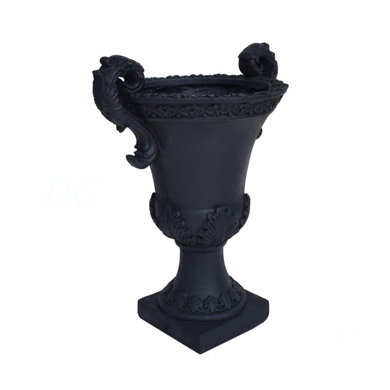 Delphine Urn, No Assembly Required, Black