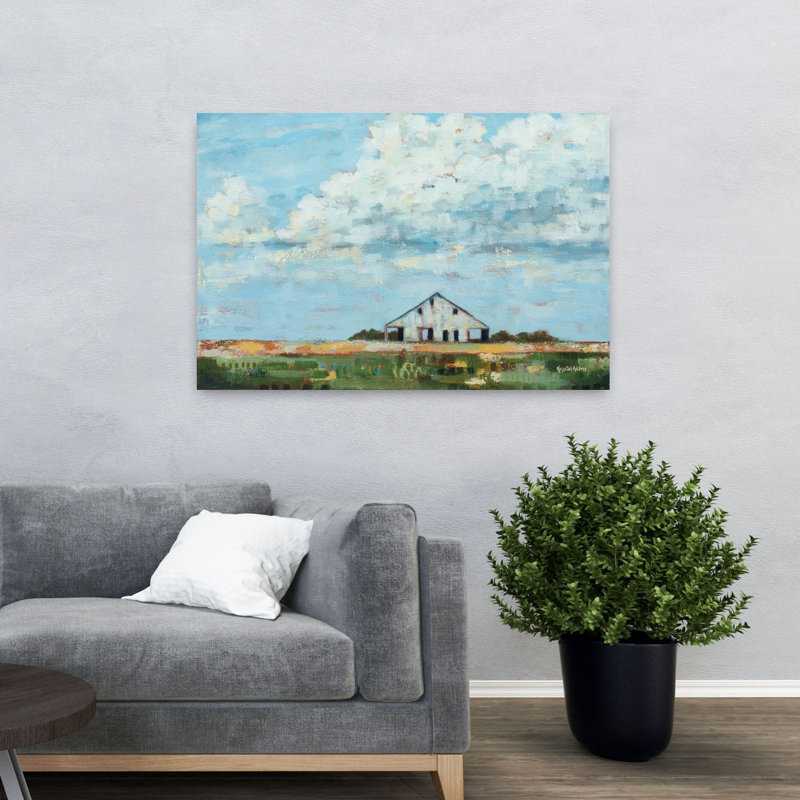 «Better Weather Abstract Contemporary Landscape Architecture», art mural, H 32 po x l 48 po