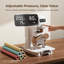 Presse à chaud automatique HTVRONT - A100 3 en 1 presse à chaleur automatique 12X10 avec pression réglable, chauffe rapidement et uniformément la presse à sublimation pour t-shirts, tasses et chapeaux