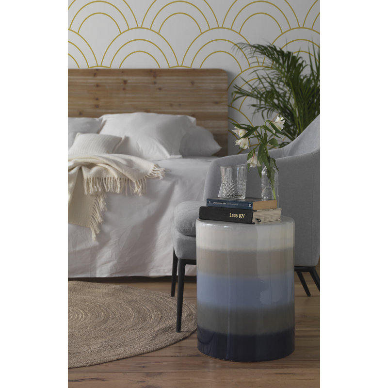 Claudette Ceramic Accent Stool