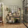 Metal Battery Operated Geometric Room Accent Lamp with Included Fixed LED Light