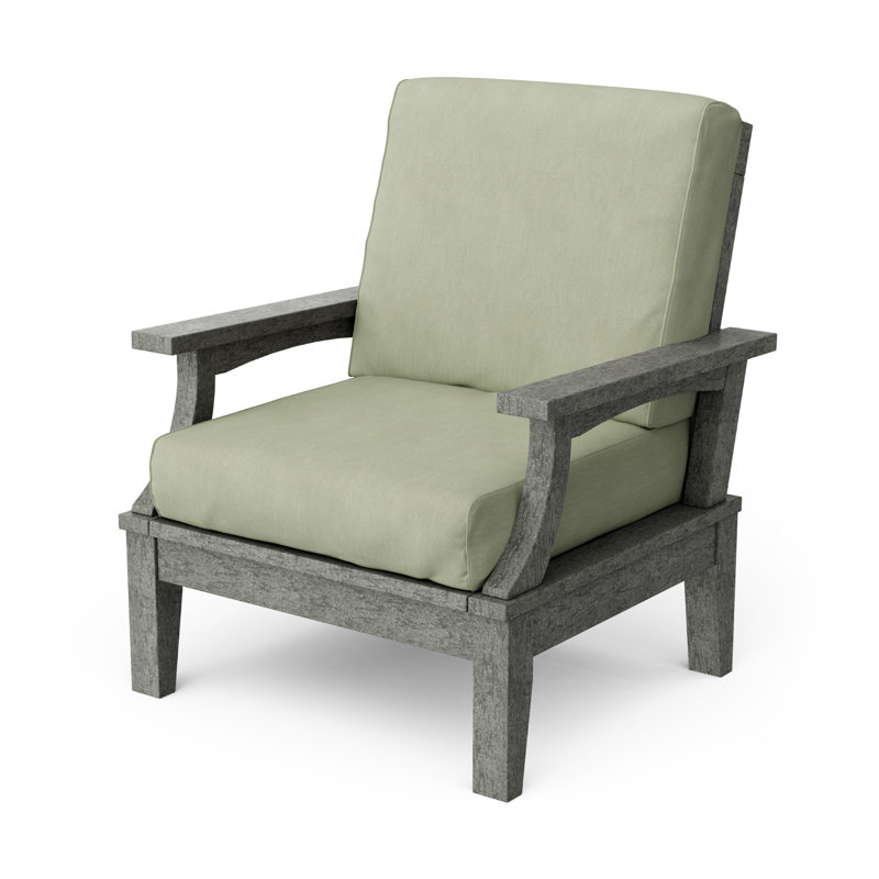Chaise à assise profonde Heritage, Gris, Gris clair
