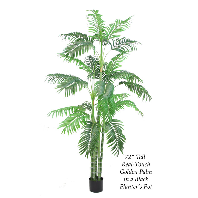 72'' Faux Palm Tree in Planter