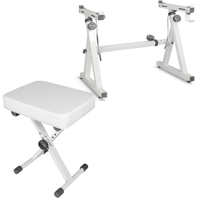 Support pour clavier à 5 niveaux avec support pour piano et support réglable