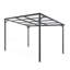 Pergola avec toit incliné en acier galvanisé