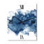 Horloge murale abstraite abstrait bleu classique II-1244296050