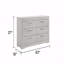 Commode 6 tiroirs, fabrication en bois de style moderne