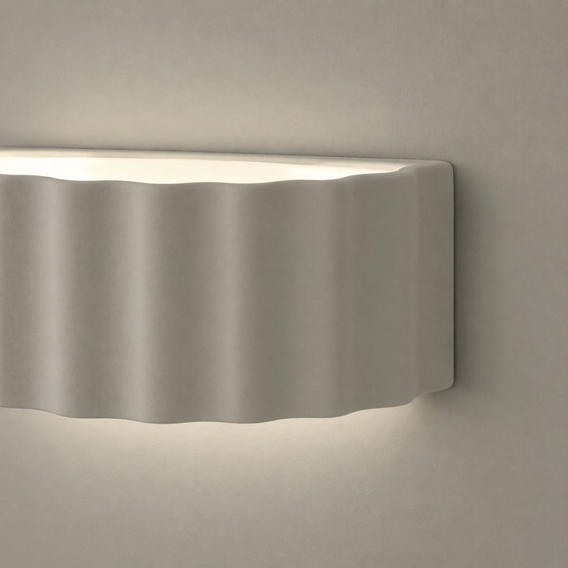 Ceramic Flush Mounted Sconce, Yes, Green