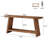 70.9-inch Soild Wood Console Table-447900353