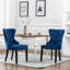 Chaise parsons rembourrée en velours Kirsten-67447851