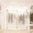 Joshoua 80.7'' Metal Wall Mounted Clothes Rack