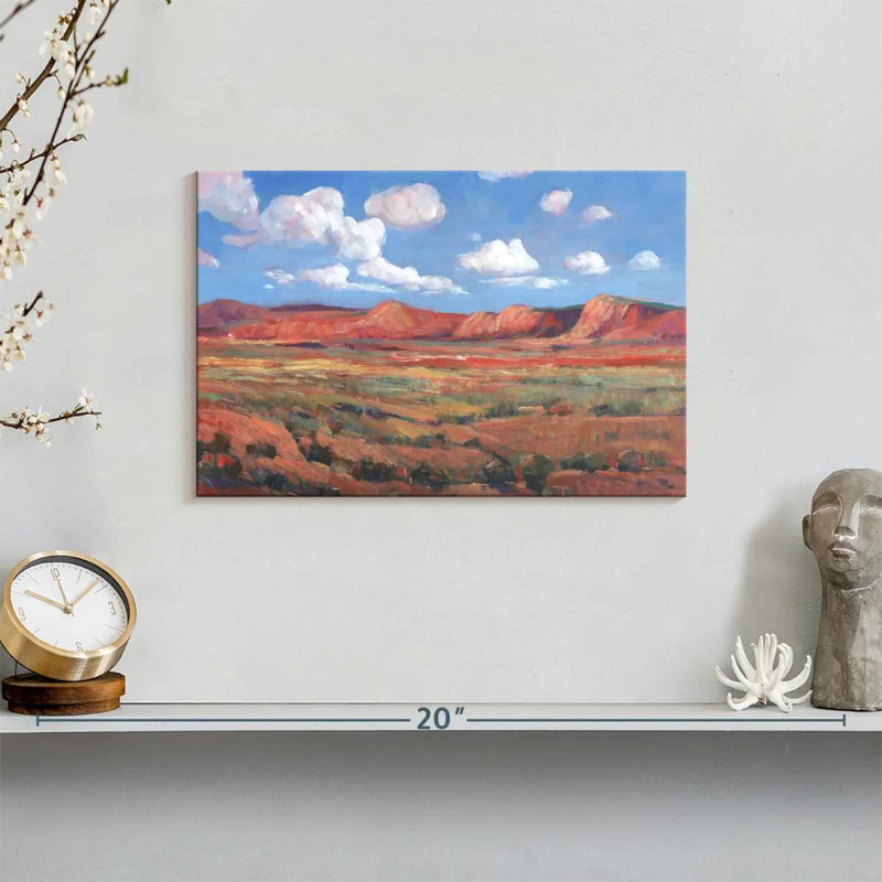Distant Mesa I, 8" H x 12" W