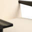 Fauteuil d'appoint 33 po Eurika, blanc / noir