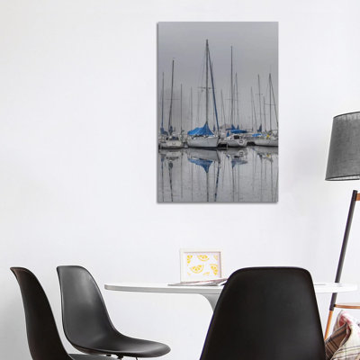 Sailing Boats by Andy Amos - Wrapped Canvas Print