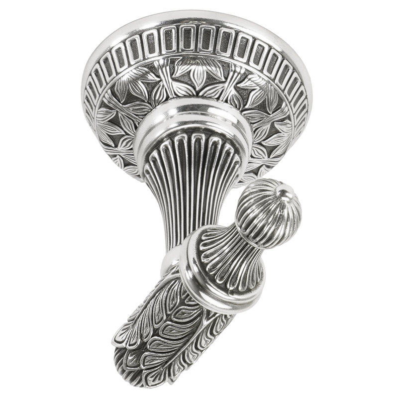 HAMPTON SMALL HOOK; MUSEUM GOLD FINISH, Silver