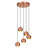5 Lights Metal Body Cluster Pendant