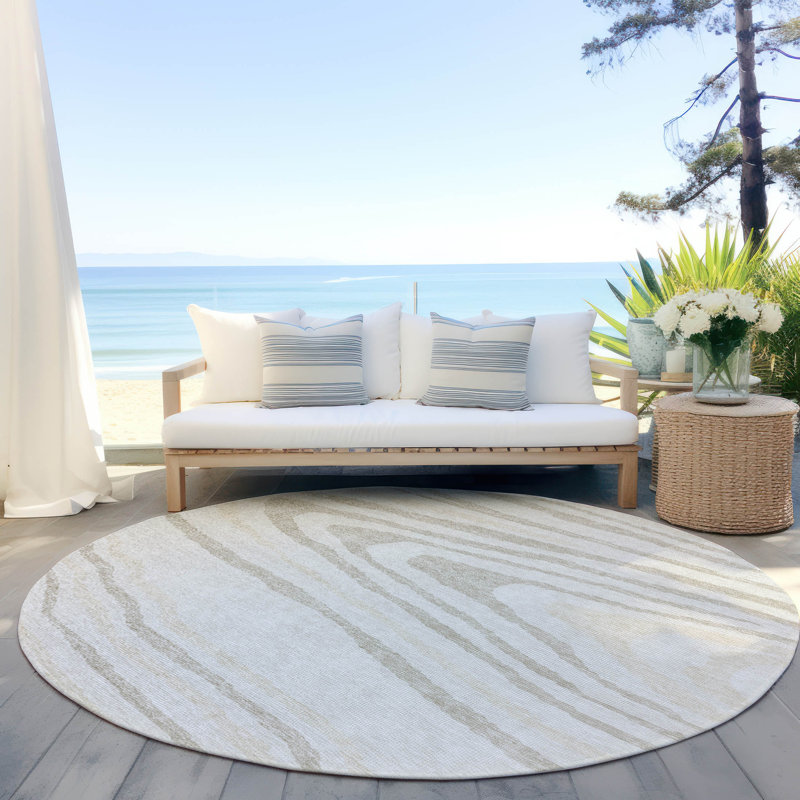 Tapis extérieur Aquaisha, Rond 8 pi