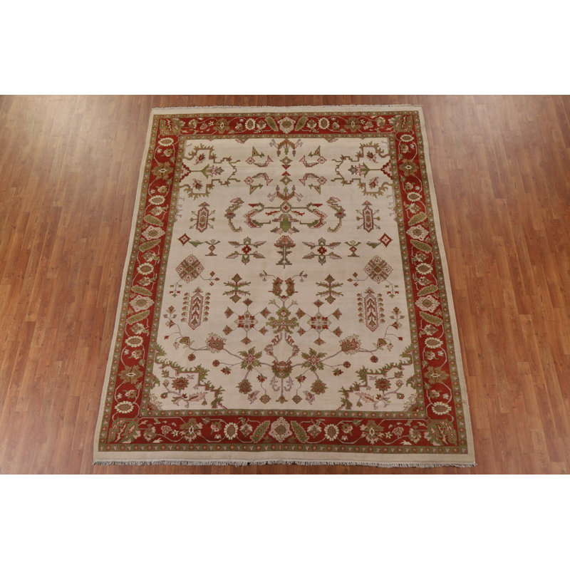 Tapis oriental ivoire Agra 8 x 10