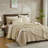 Wonderful 100% Cotton Quilt Set Stripe Printed Coverlet For All Season-110334932-104179946