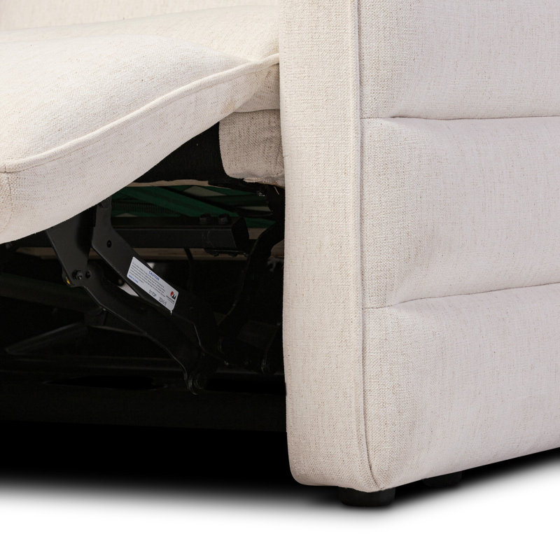 Upholstered 125 " Power Reclining L-Shaped Sectional