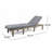 Outdoor Patio Chaise Lounge with Cushion