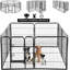 Barrière pour animaux autoportante en métal