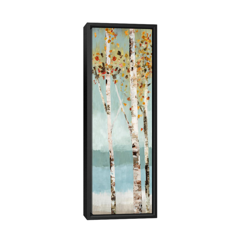 «Lookout II» par Allison Pearce, impression sur toile tendue, H 48 po x l 16 po x P 1,5 po, Toile avec cadre noir