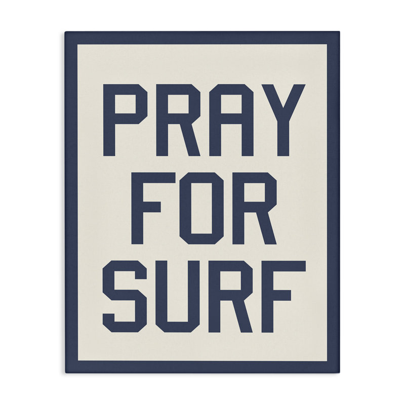 «Trinx Pray For Surf», art de la giclée encadrée par Daphne Polselli, H 40 po x l 30 po x P 1,5 po