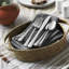 Alcea 65 Piece 18/10 Stainless Steel Flatware Set, Service for 12