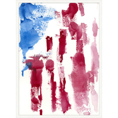 Ink Flag (Large) Print by Nathan Turner