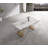 Geneviene 35 " Extendable Rectangular Granite Top Dining Table