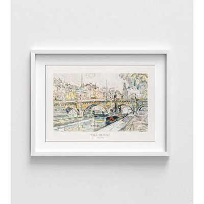 Reproduction d'art mural Paris: croquis de Paul Signac, 1923