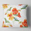 Motif de fleurs d'aquarelle capucine - coussin imprimé floral-30721288-30721292