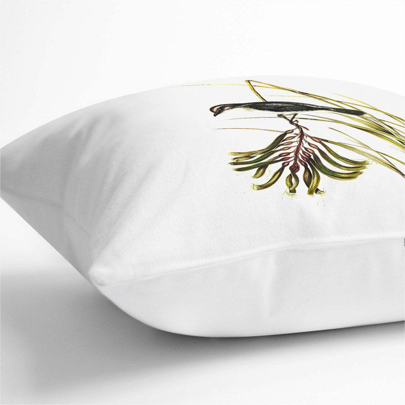 Square Throw Cushion, White, 55cm H x 55cm W x 20cm D