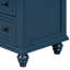 Table de bout pratique en bois avec 3 tiroirs et armoire bleue, polyvalente pour les maisons modernes-1801058672