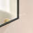 36X22inch Glossy Bathroom Mirrors For Wall Rectangle Vanity Mirror Corner Hangs Farmhouse Mirror Modern Metal Framed Rectangular Mirror, Decorative Square Corner Mirror(Horizontal & Vertical)-1533136130