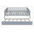 Wood Daybed With Trundle And Fence Guardrails-1441069874-1441069263
