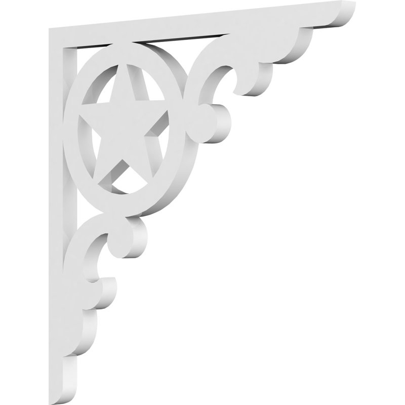 Support de qualité architecturale Hurley, L 5/8 po x P 12 po x H 12 po, Austin, PVC