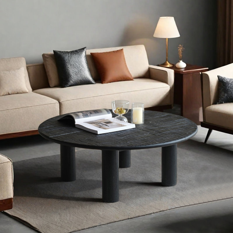 Table basse en bois de teck massif