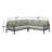 Townsend Outdoor 5 Person Sectional Seating Group With Sunbrella® Cushions-99997887-99997884