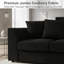 2 Seater Corduroy Sofa-1382721912