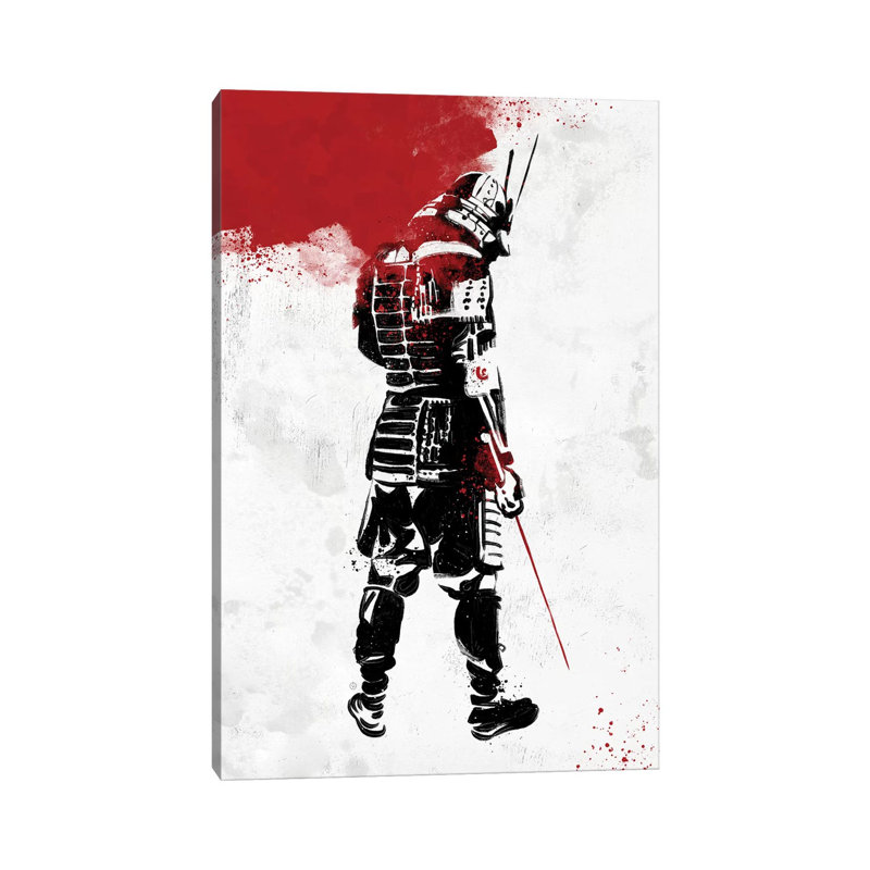 Samurai Warrior par Nikita Abakumov - impression sur toile tendue, H 40 po x l 26 po x P 1,5 po