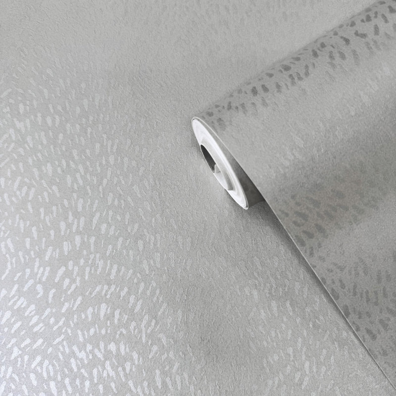 Zen 1000cm x 57cm Wallpaper Roll, Silver