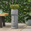 Elegant Flower Planter with Self-Watering System, Perfect for Indoor and Outdoor Gardening Enthusiasts.
