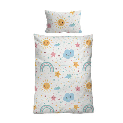 100% Cotton 57 TC 2 Piece Duvet Cover Set