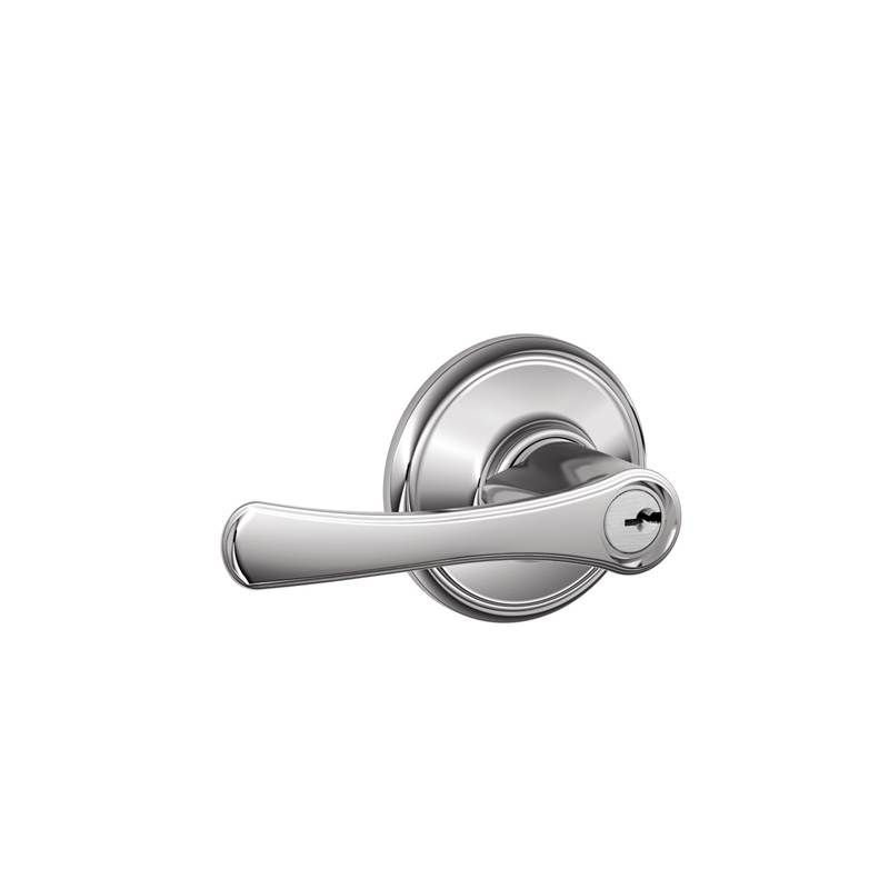 Avila Lever Keyed Entry Lock, Bright Chrome, Yes