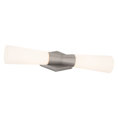 2 - Light LED Dimmable Armed Sconce