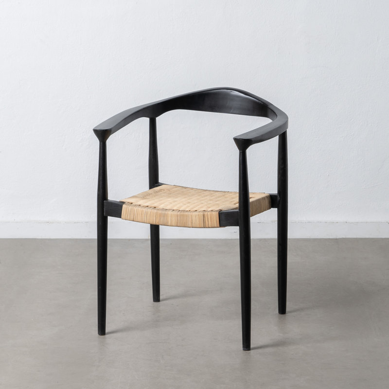 Izobel 44.5cm H Solid Wood Wishbone Armchair