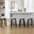 Kaidynn 26 '' Swivel Upholstered Counter Stool with Wood Frame-925806214